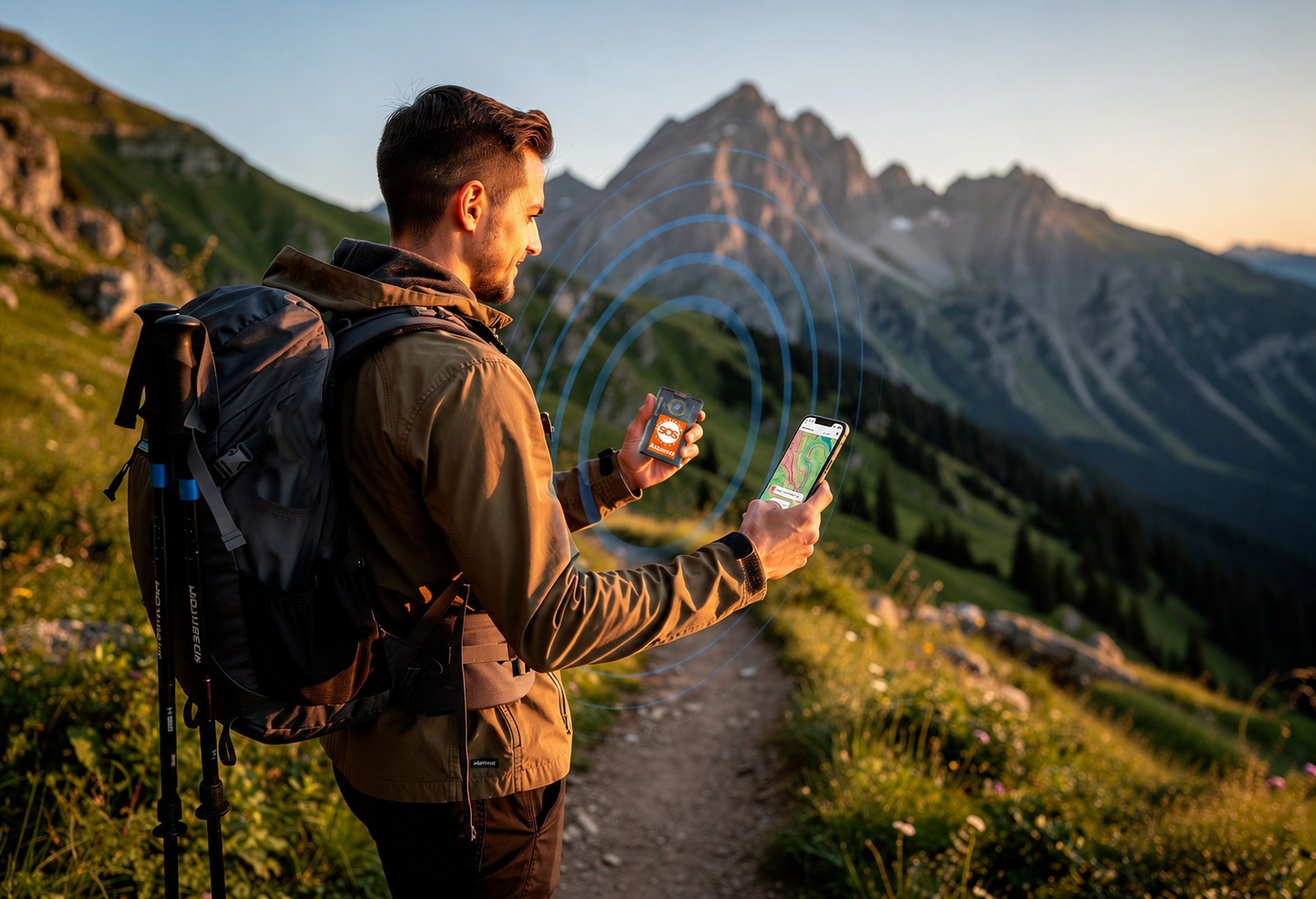 Utilizzo di un dispositivo radio mesh con smartphone